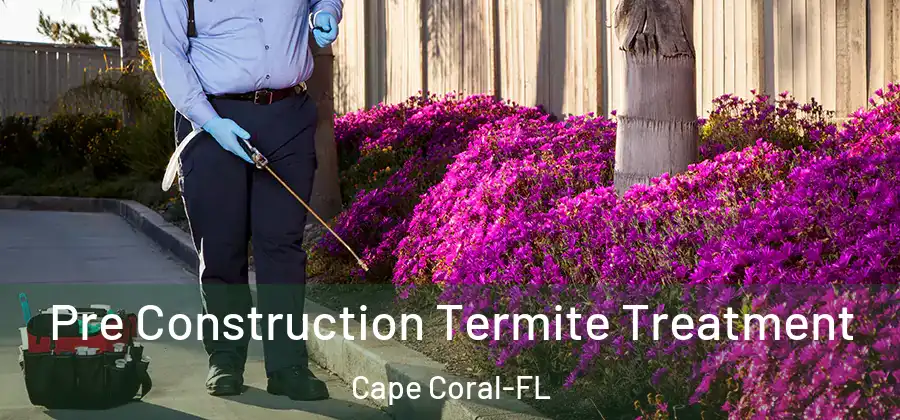Pre Construction Termite Treatment Cape Coral-FL